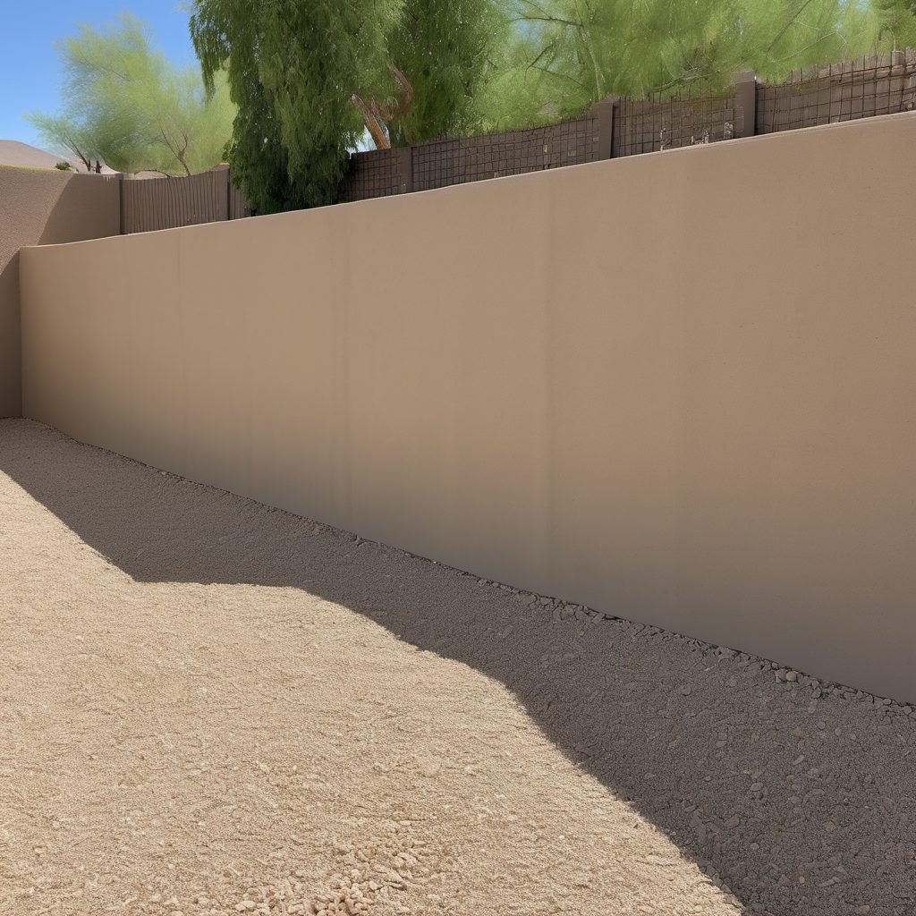 New block wall, clean mortar lines.